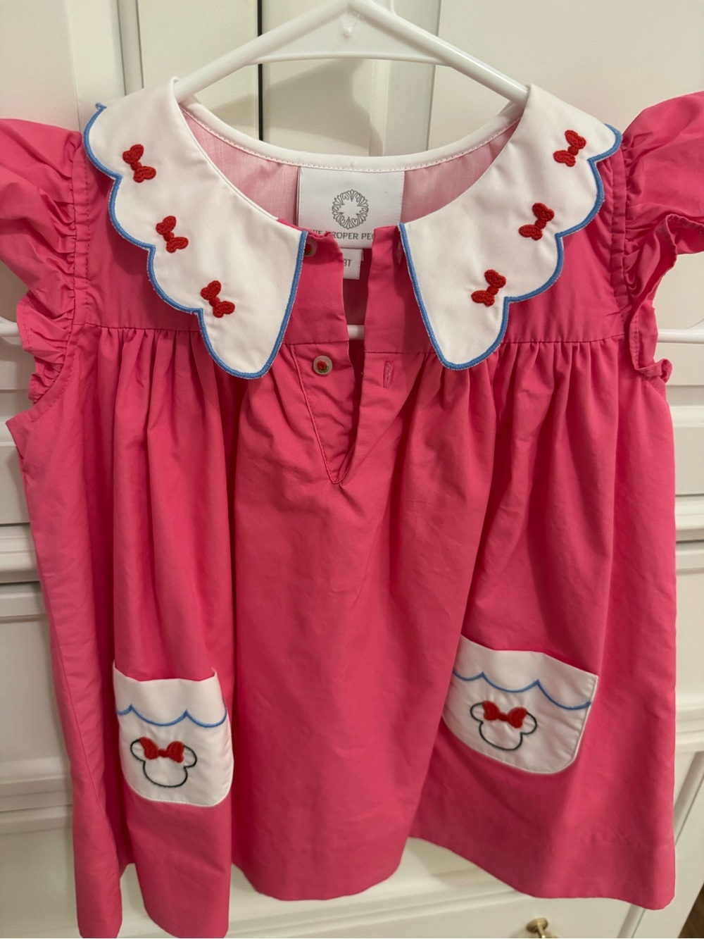 Proper Peony Magic Ears Dress- 3T